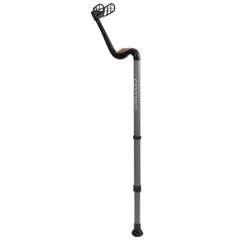 Unterarmgehhilfe GANYMED® - 1001 - struktur grau - Ergo-Softgriff