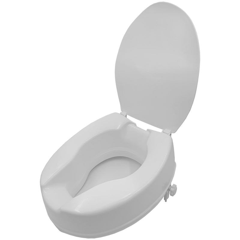 Toilettensitzerhöhung mit Deckel - 100