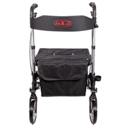 Leichtgewicht Reise Rollator - 3 Fach faltbar - Silber Bild 3