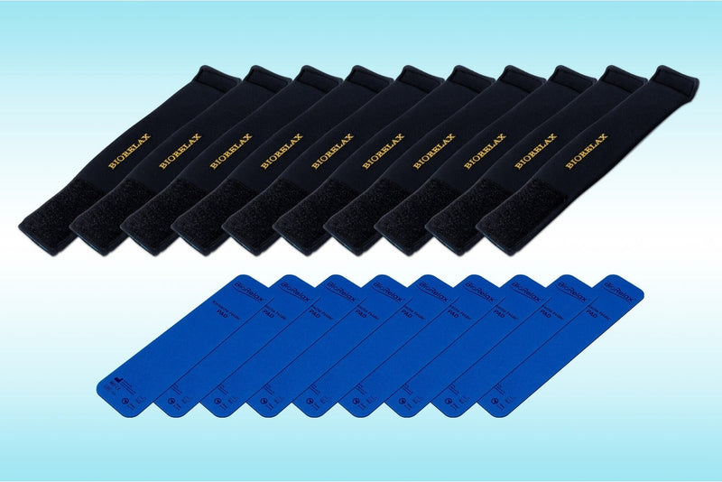 Set 10x Pad + 10x Halteband 6 x 24 cm