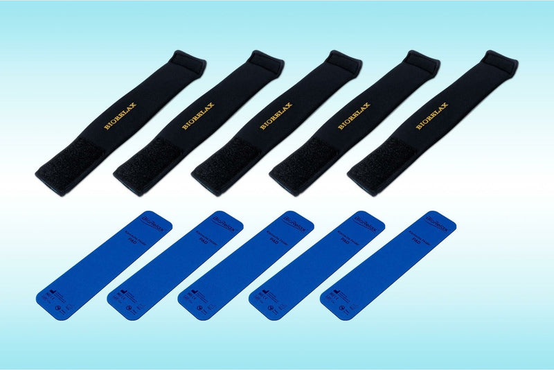 Set 5x Pad + 5x Halteband 6 x 24 cm
