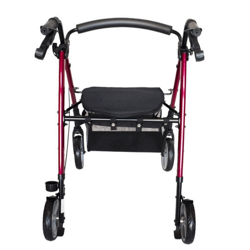 Aluminium Leichtgewicht Rollator - Rot Bild 2