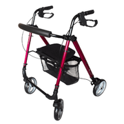 Aluminium Leichtgewicht Rollator - Rot