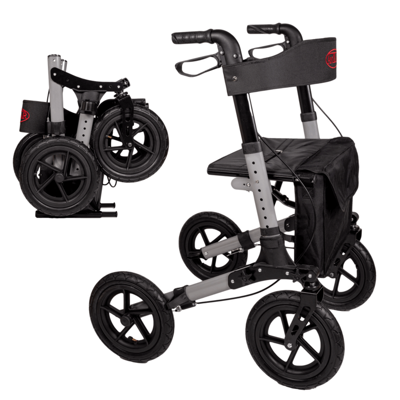 Luftbereifter Reise Rollator Bild 5