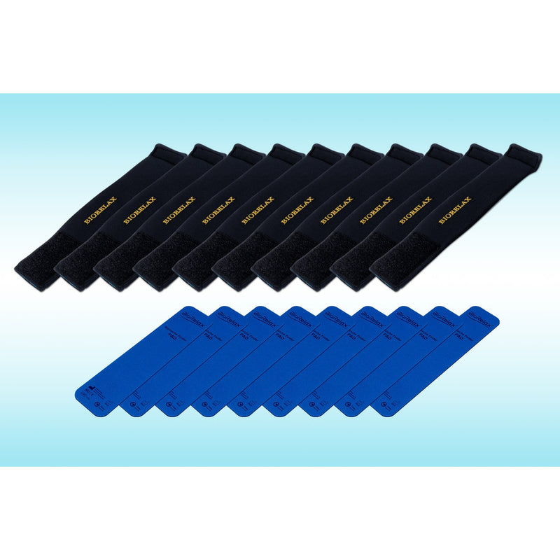 Set 10x Pad + 10x Halteband 6 x 24 cm