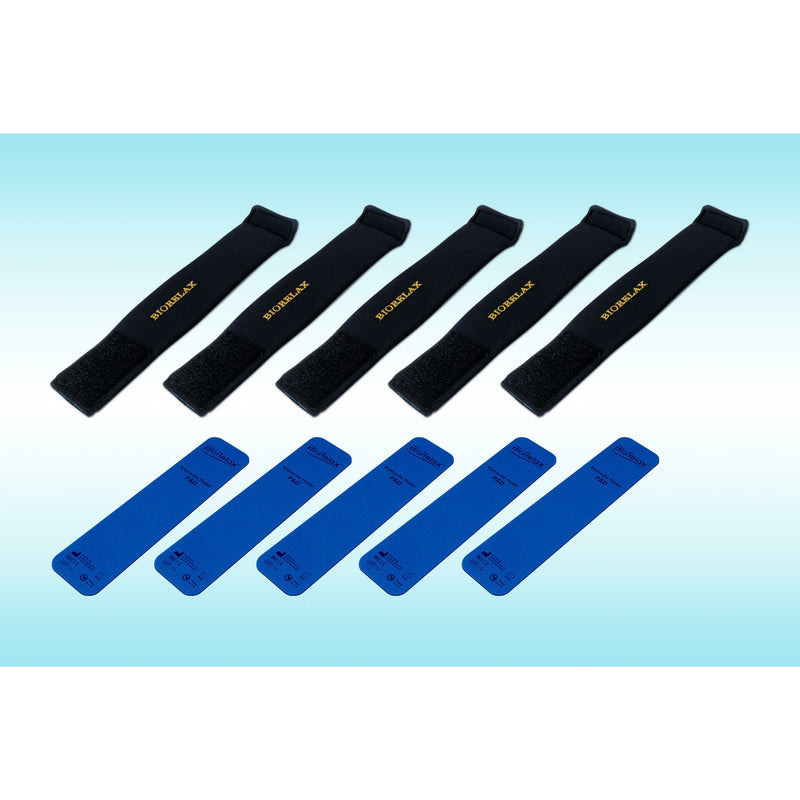 Set 5x Pad + 5x Halteband 6 x 24 cm