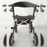 Aluminium Outdoor Rollator mit Luftbereifung - Weiß Bild 3