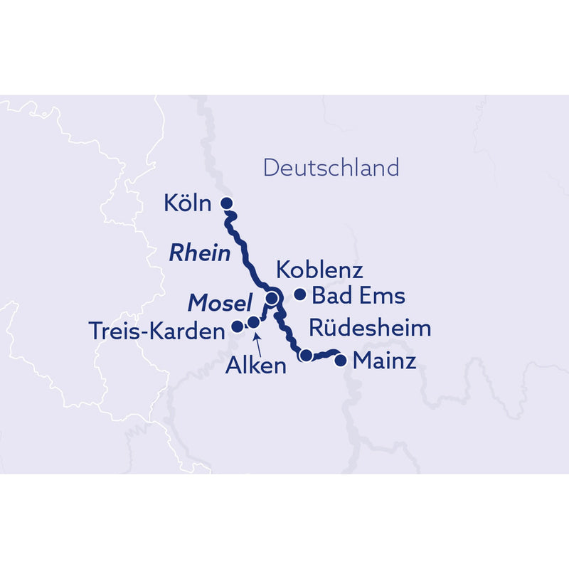 Schnupperkreuzfahrt: Erkundungen am Rhein