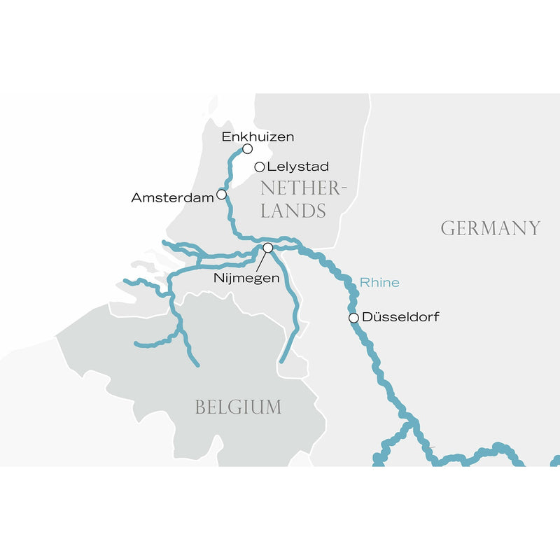 Der nördliche Rhein: Schnuppertour von Amsterdam bis Düsseldorf  19.11. - 22.11.2025