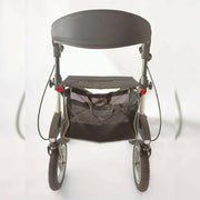 Aluminium Outdoor Rollator mit Luftbereifung - Weiß Bild 6