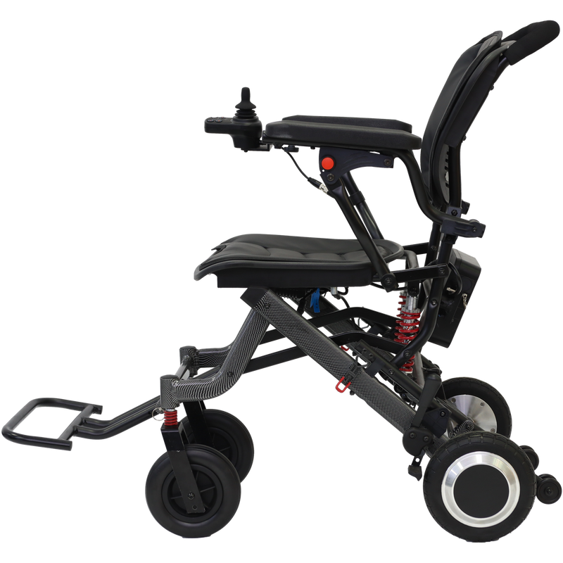 Elektro Carbon Faltrollstuhl, Super Leicht - 15 km (10A)