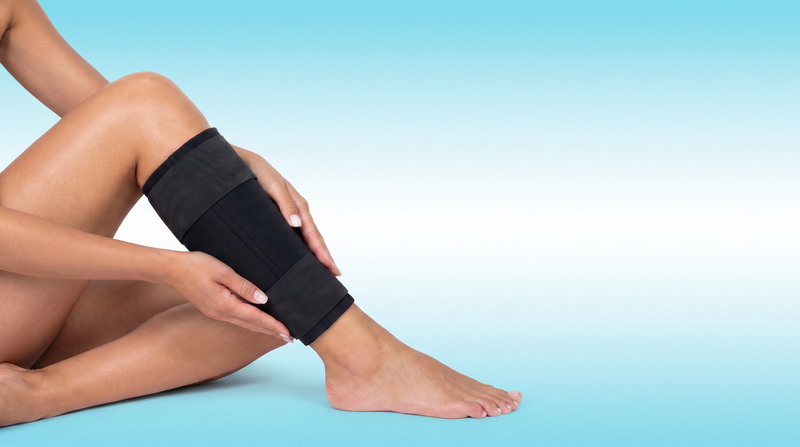 Set 5x Pad + Unterschenkelbandage