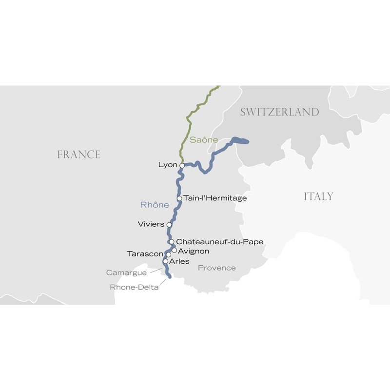 Romantische Rhône: Avignon nach Lyon 12.04 - 19.04.2026